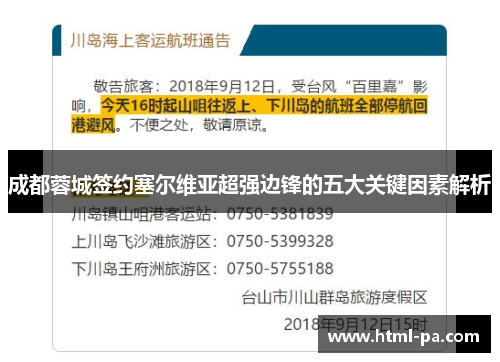 成都蓉城签约塞尔维亚超强边锋的五大关键因素解析